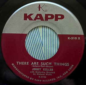 Jerry Keller - There Are Such Things / Now, Now, Now