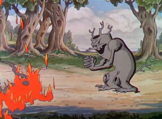 This masterpiece of animation was created 92 years ago and won the Academy Award for best animated short film (Silly Symphony, Flowers and Trees July 30, 1932 - Walt Disney)