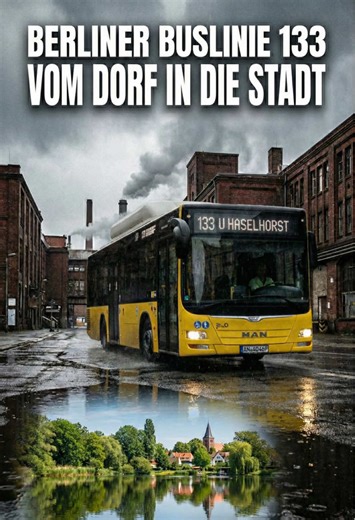 Bus 133: Die krasse Kontrast-Route! 🚌 Der Real-Talk: Start: Alt-Heiligensee (Dorf-Vibe). Mitte: Alt-Tegel und Borsigwerke (City und Industrie). Ziel: U Haselhorst (Spandau). Vibe: Von der Natur direkt zum Beton. Wer fährt die Strecke täglich? 👇 🤖 Transparenz: Video mit KI-Support erstellt. #bus133 #bvg #heiligensee #tegel #haselhorst