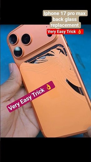 iphone 17 pro max back glass replacement||iphone 17 pro max back change#iphone#mobileripering #usa