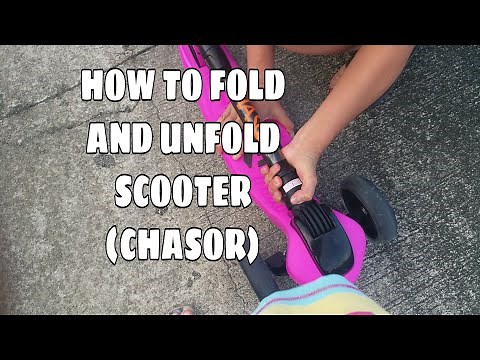 How to fold and unfold Scooter