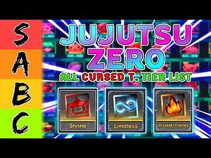 Jujutsu Zero Cursed Technique Tier List (February 2026) | Roblox Best S Tier Shrine & Limitless!
