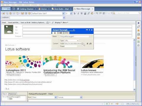 Quick Tip -Adding Hot Spots To Graphics In Lotus Notes Email
