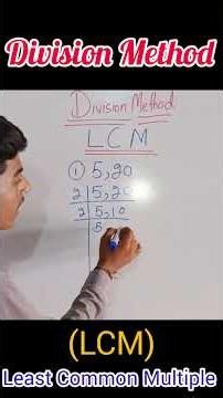 How to Find the LCM by Division Method | Easy Maths Trick 🔥 | MathNexora