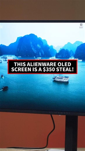 Alienware is finally bringing OLED tech to the masses. 🖥️🔥 We’re used to seeing OLED gaming monitors go for around $1,000, but Alienware is shaking things up. Their new 27–inch display delivers the 1440p resolution and 240Hz refresh rate for only $350. It is the cheapest OLED monitor to ever hit our lab. It even undercuts recent budget–friendly models from brands like Gigabyte. 🤯👾#Alienware #OLED #GamingMonitor #PCGaming #TechNews