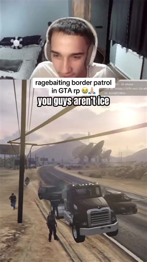 Ragebaiting Border Patrol in GTA RP
