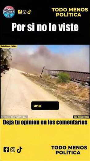“SHOCKING! This is how a train derailed in Mexico”