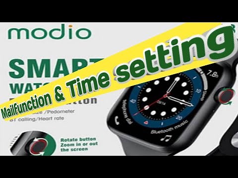 Modio-smarts-watch-time-setting / connect smart watch wear fit app #smartwatch #smart #2025trending