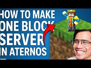 How To Add One Block World in Aternos Server | How To Make OneBlock Server in Aternos