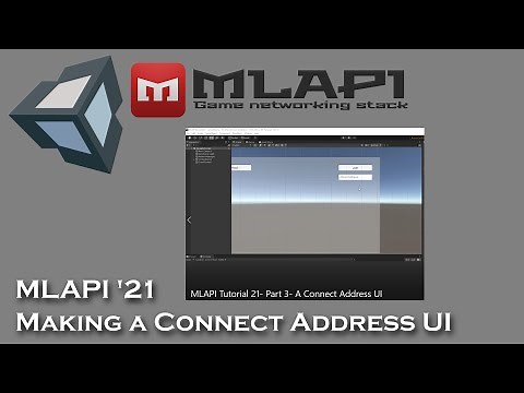 MLAPI Tutorial 21 Part 3 Making a Connect Address UI