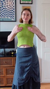 This crochet tank top is super easy to make 🙌