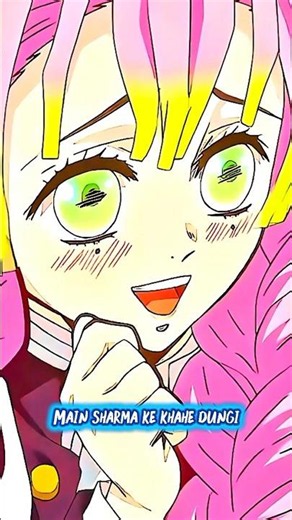 Mitsuri Kanroji X Majboor 🥰 | Trending Anime Lyrics Edit #shorts