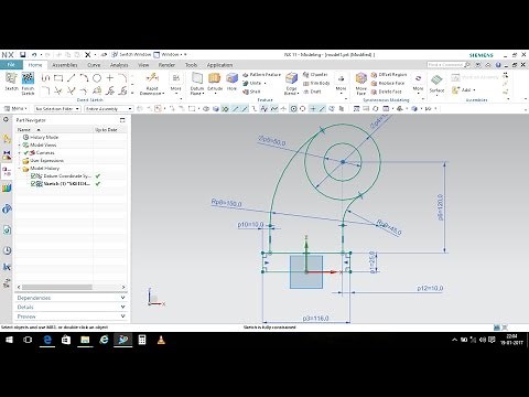 NX 11 SKETCH TUTORIAL FOR BEGINNERS