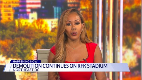 Demolition Continues on RFK Stadium