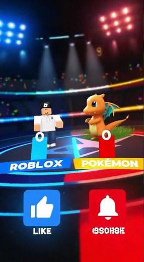 Roblox VS Pokemon 😱Kalau harus hapus satu game, kamu pilih yang mana? 😏#roblox #pokemon #gameplay