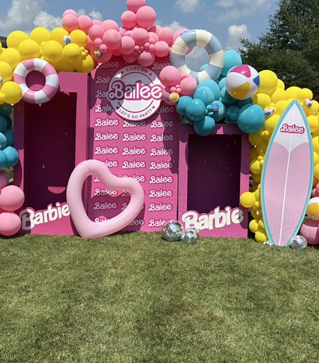 Beach Barbie-Themed Pool Party Celebration Ideas