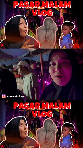 Ikram ketakutan masuk rumah hantu, full video ada di YouTube Santa.F #fyp #viral | Ahsanta Ardha Sihotang