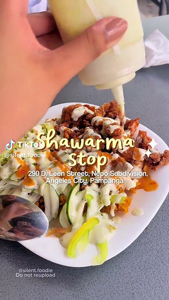 Quick stop at my favorite spot—Shawarma Stop! 🌯✨ This is always my go-to order whenever those late-night cravings hit during my night shift since they're open until 2 AM. This time, I decided to dine in so I could enjoy their unlimited yogurt and hot sauce. Definitely worth it! 🤤 (The only downside of dining in is the parking is pretty limited, so you’ll end up parking along the street. Since it’s an alfresco setup, it can get a bit hot, and there are usually some flies around too.) #pampangat