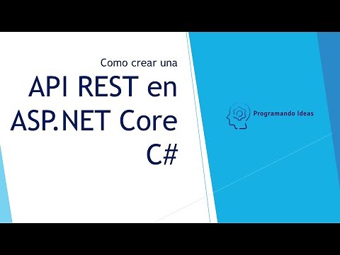 Como crear una API REST en ASP.NET Core C#