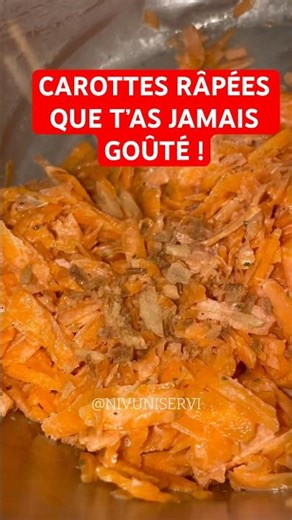Carottes râpées que t’as jamais goûté !