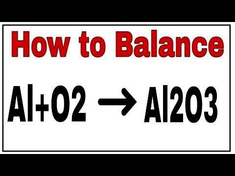 How to balance Al+O2=Al2O3|Chemical equation Al+O2=Al2O3|Reaction balance Al+O2=Al2O3