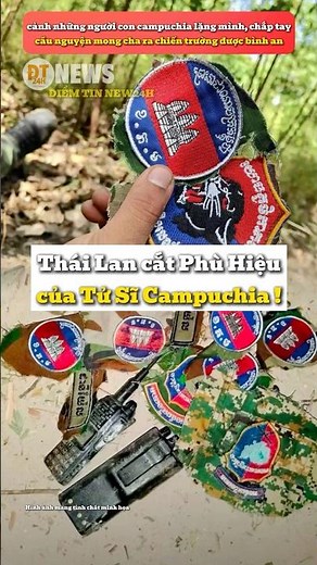 Thái Lan cắt Phù Hiệu của Tử Sĩ Campuchia #tintuc #campuchia #thailand