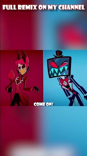 HAZBIN HOTEL - STAYED GONE | REMIX (feat. Crickxy) [Lyric Video]