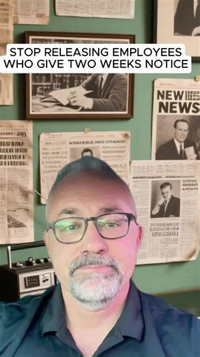 Stop releasing employees who are helpful enough to give you notice! You are showing people that you don’t care enough about them to honor their time and so they will not honor yours in return. To companies, if you don’t honor a notice period, don’t ever expect to get two weeks notice in return. To employees, if your company regularly removes people in their notice period without paying them out the two weeks, stop giving notice. #twoweeksnotice #newsupdatestoday#foryou#greenscreen#viral#storytim