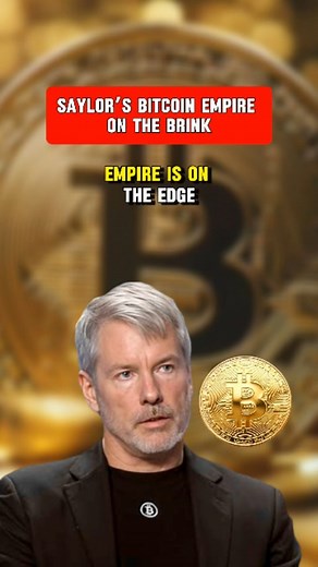 Michael Saylor’s Bitcoin empire is on the edge… and nobody’s ready.” Look—Bitcoin didn’t just crash. It evaporated. After spiking to $92,763, it whiplashed straight down, now threatening to lose $80,000… and that’s just half the story. Because one company is more exposed than anyone else: Saylor’s Strategy. Strategy now holds 650,000 BTC… nearly 3% of all Bitcoin on Earth. And their average buy price? $74,433. If BTC drops just 11% more… they go underwater. | The Daily Cryptocurrency
