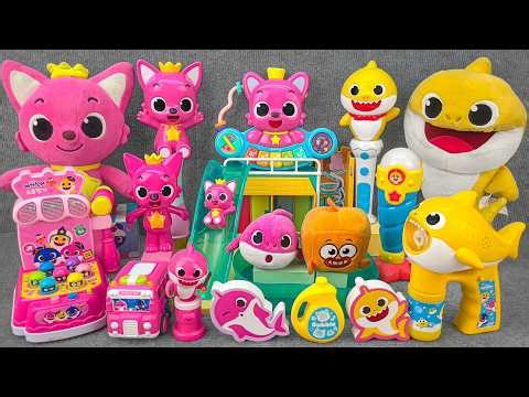 98 Minutes BABY SHARK Collection Unboxing - Satisfying Unboxing Shark Swimming Pool (ASMR)