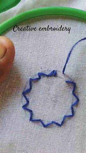 short video # video viral # design Embroidery # circle design