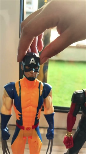 Captain America X Marvel Toys Figures Chooses heads and compete #marveltoys #actionfigures