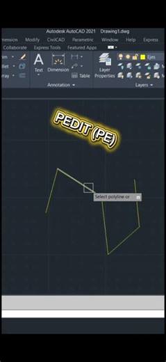 Comando PEDIT en AutoCAD
