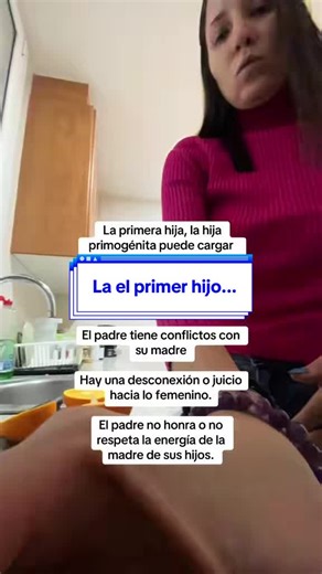 La el primer hijo...