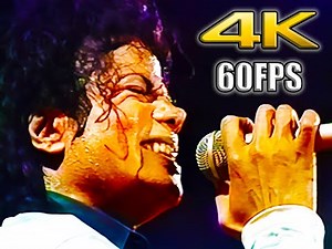 Michael Jackson - 'Live at Wembley July 16, 1988' BAD Tour 4K 60FPS UPSCALE