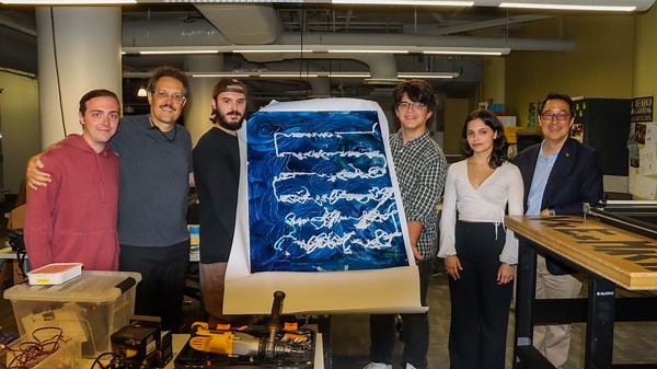 Drexel University students create invention that translates vocals into visual art