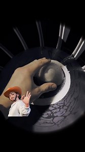 Ice formation inlet cone 🥶🥶 @aviation @topfan #aviation | Aviation-knowledge