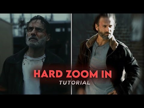 Smooth Hard zoom in tutorial on alight motion (+Preset)