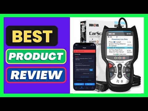 Innova 5210 OBD2 Scanner & Engine Code Reader, Battery Tester, Live Data,