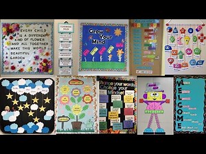 Classroom and school wall decoration ideas, bulletin board, softboard decoration ideas