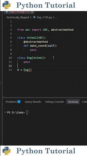 Abstract Base Classes in Python | Python Tutorial
