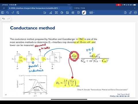 2025 L8: Interface charges and Bias Temperature Instability (2)/Time dependent dielectric breakdown