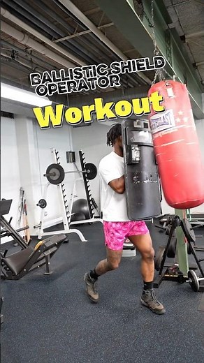 Ballistic Shield Operator Workout #police #army #swat