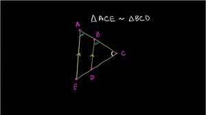 Determining similar triangles