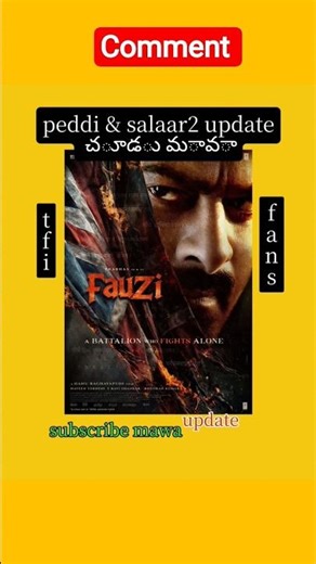 #fauzi&peddi#moviesupdetas. #facts #telugushorts#ramcharan#prabhas#viralshorts