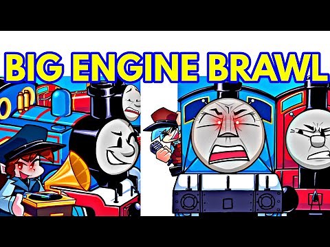 Friday Night Funkin' Vs BIG ENGINE BRAWL | Thomas & Friends (FNF/Mod/Thomas the Train + Cutscene )