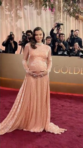 Hailee Steinfeld Debuts Her Baby Bump at the Golden Globes