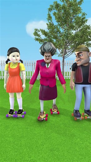 Squid Game & Scary Teacher & Scary Robber Funny Moments | Kpop Demon Hunter #squidgame #scaryteacher