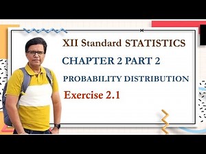 Chapter 2 Discrete Probability Distribution | Class 12 Statistics | Exercise 2.1 | Gujarat Board
