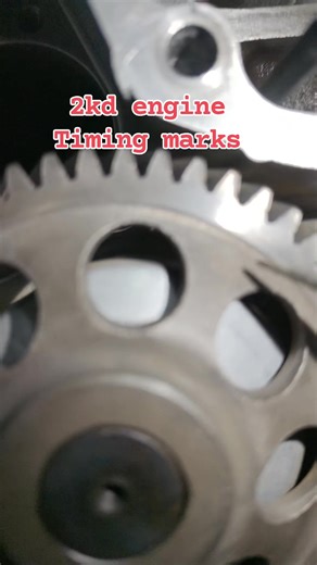 2kd engine Timing marks|| #fbreelsfypシ゚viralシ #followerseveryone #fbreelsfypシ゚ #toyota | Singkit mechanic